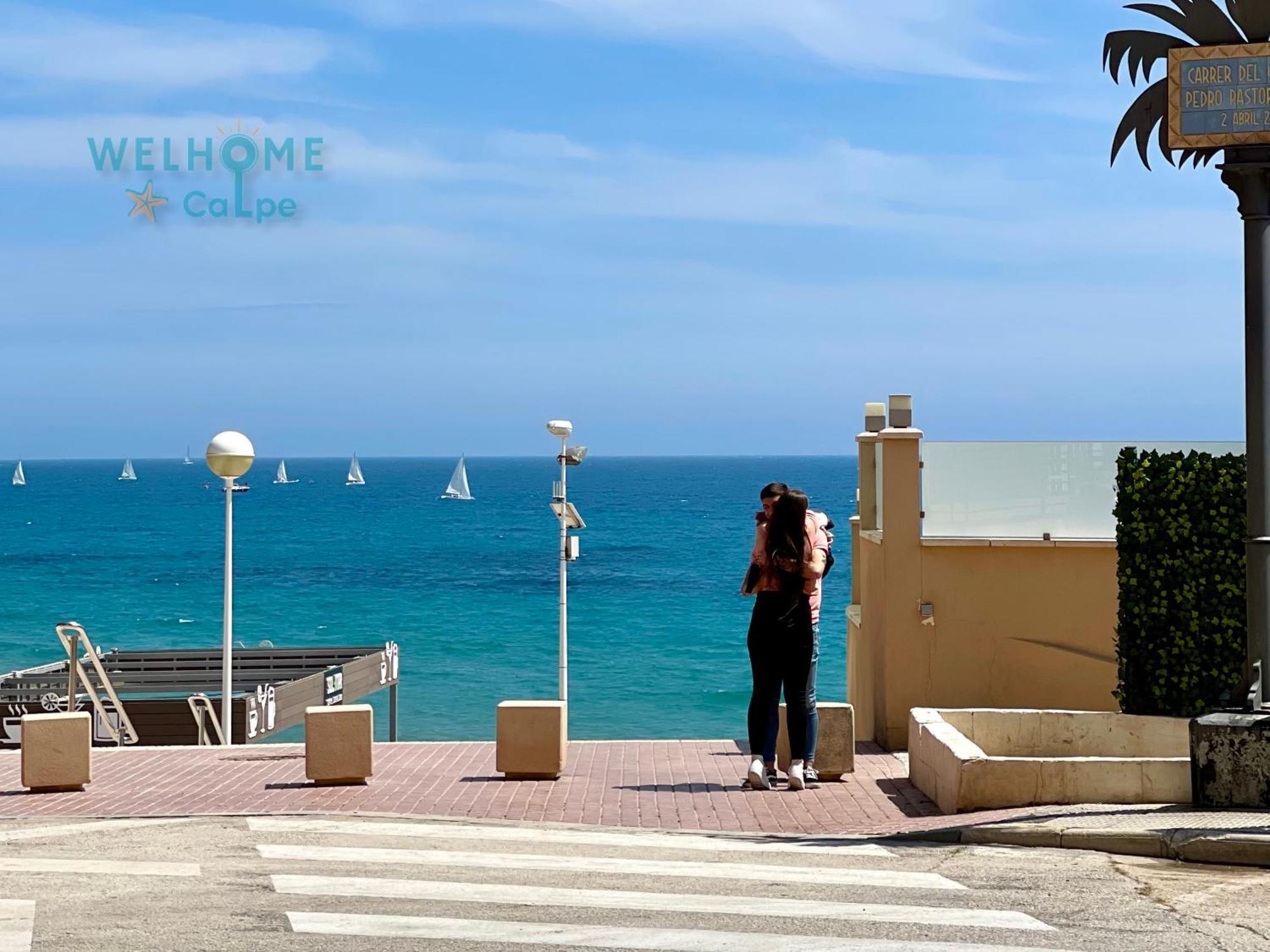 Calalga Сasa Frente A La Playa Con Piscina Privada Villa Calpe Exteriör bild